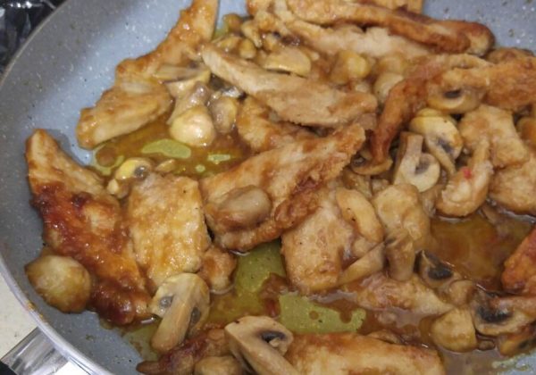 חזה עוף מוקפץ