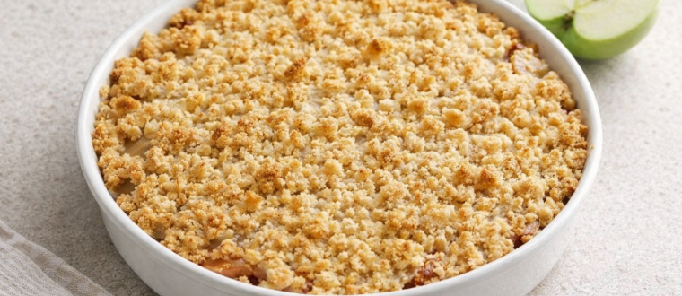 קרמבל תפוחים לפסח