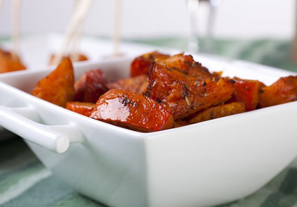 דלעת אפויה ברוטב חריף מתוק